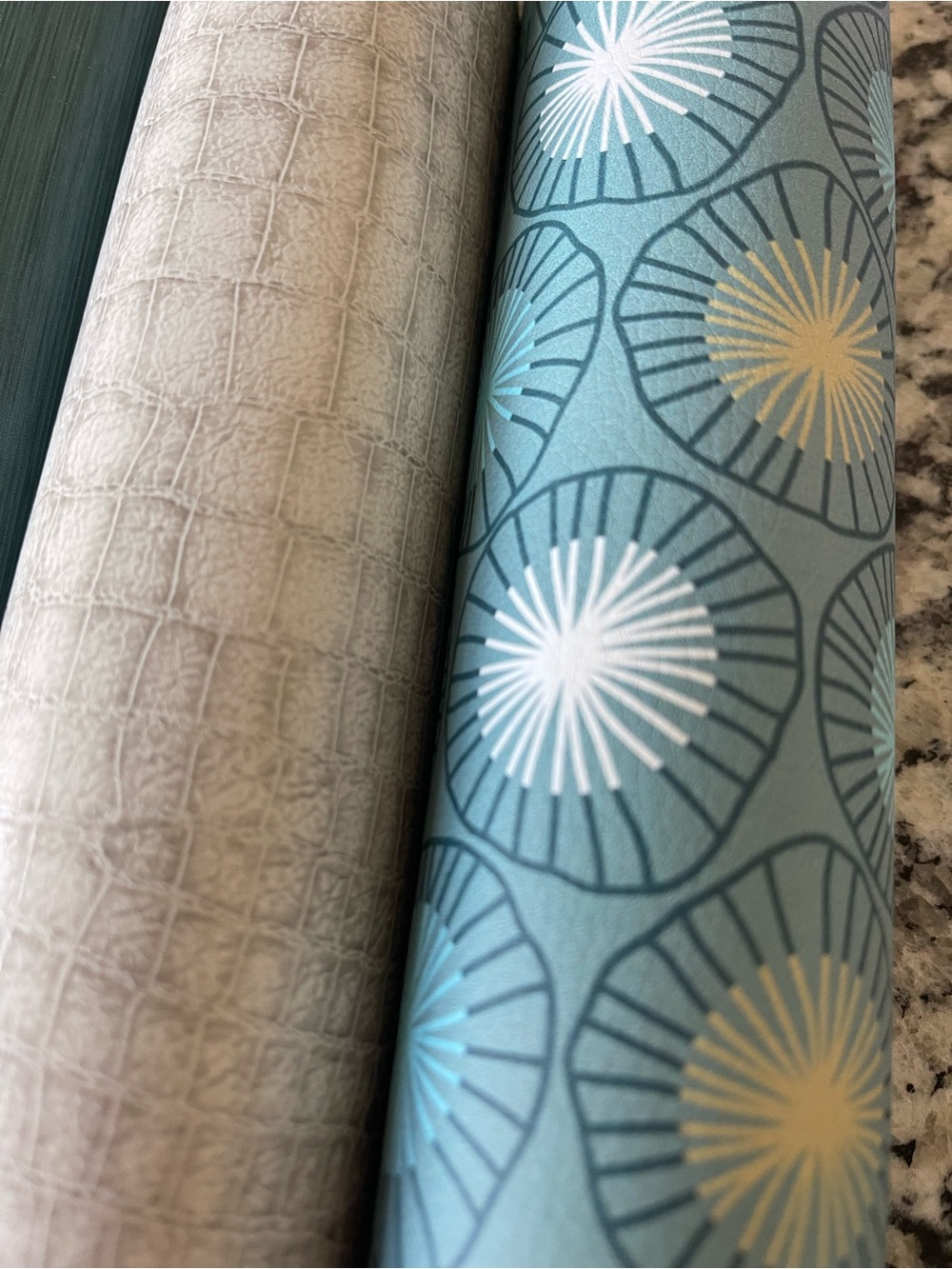4.5 yards in a Set of Three Decorative Vinyl Rolls as shown - Picture 3 of 5